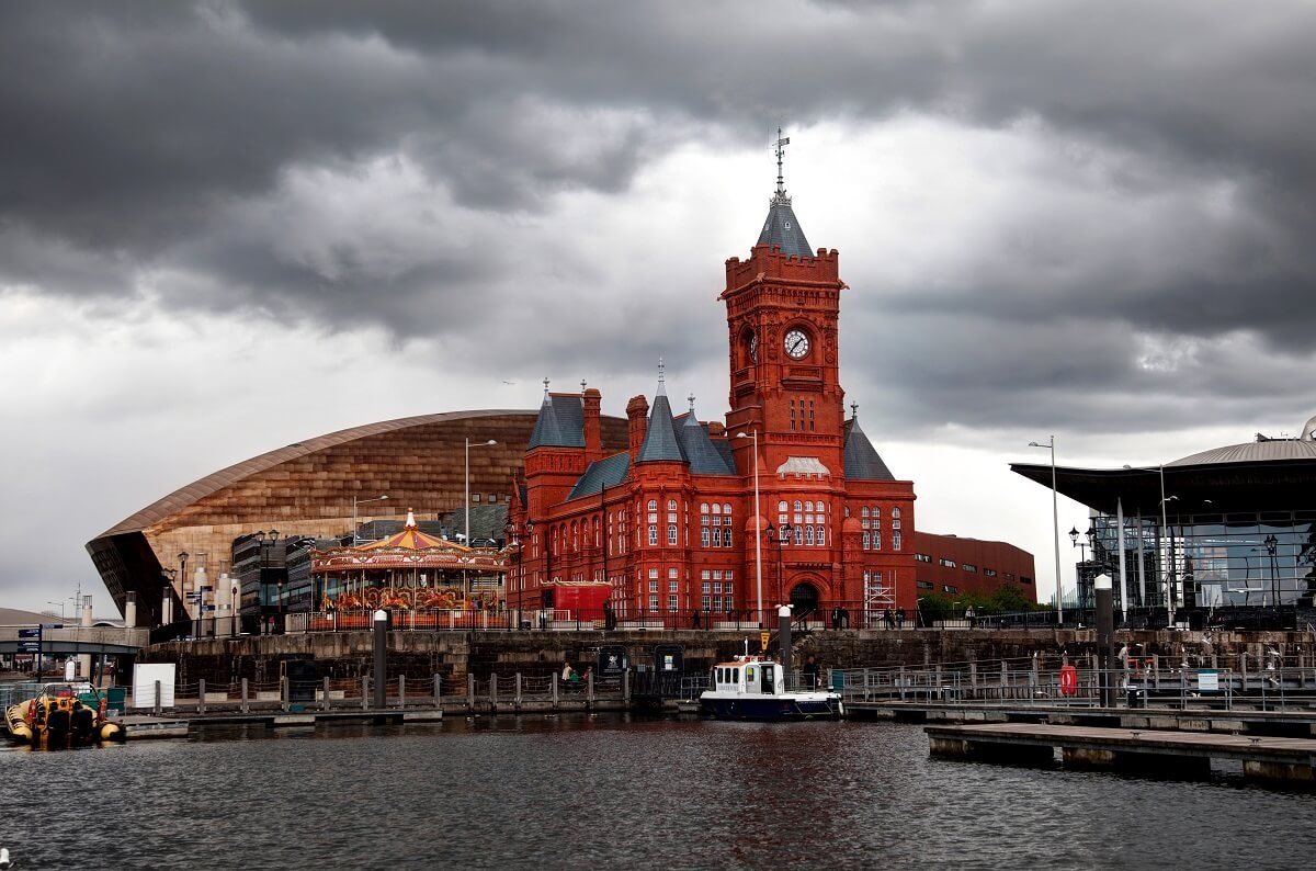 cardiff bay, cardiff, wales