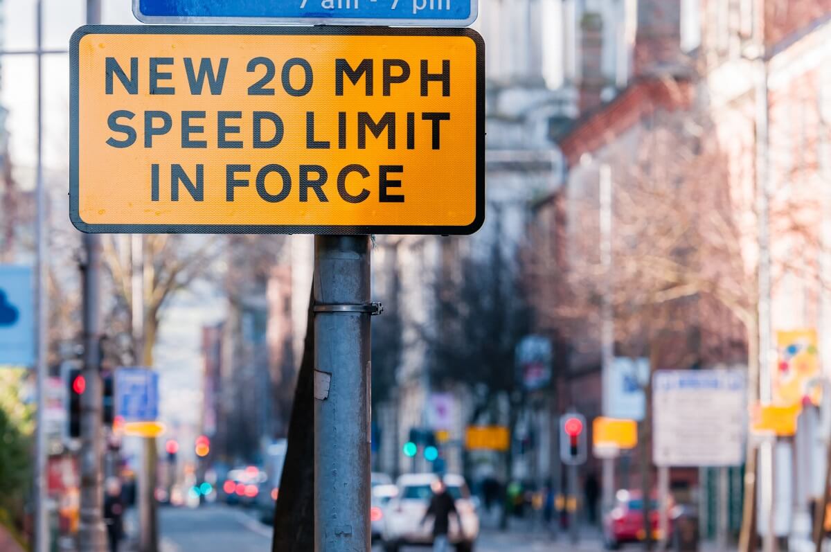 Does reducing urban speed limits to 20 MPH result in fewer