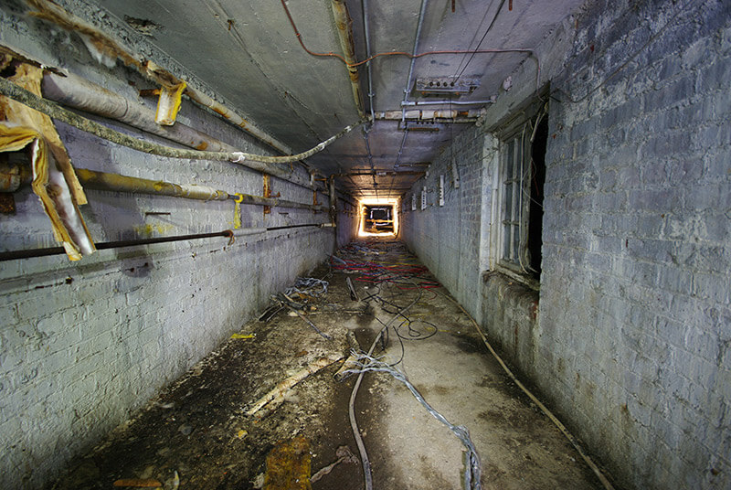 Asbestos tunnel