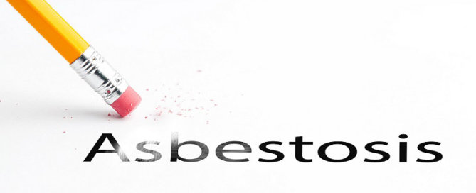 Asbestos written in black