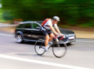 cyclist on road