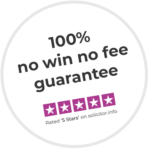 100% no win no fee guarantee