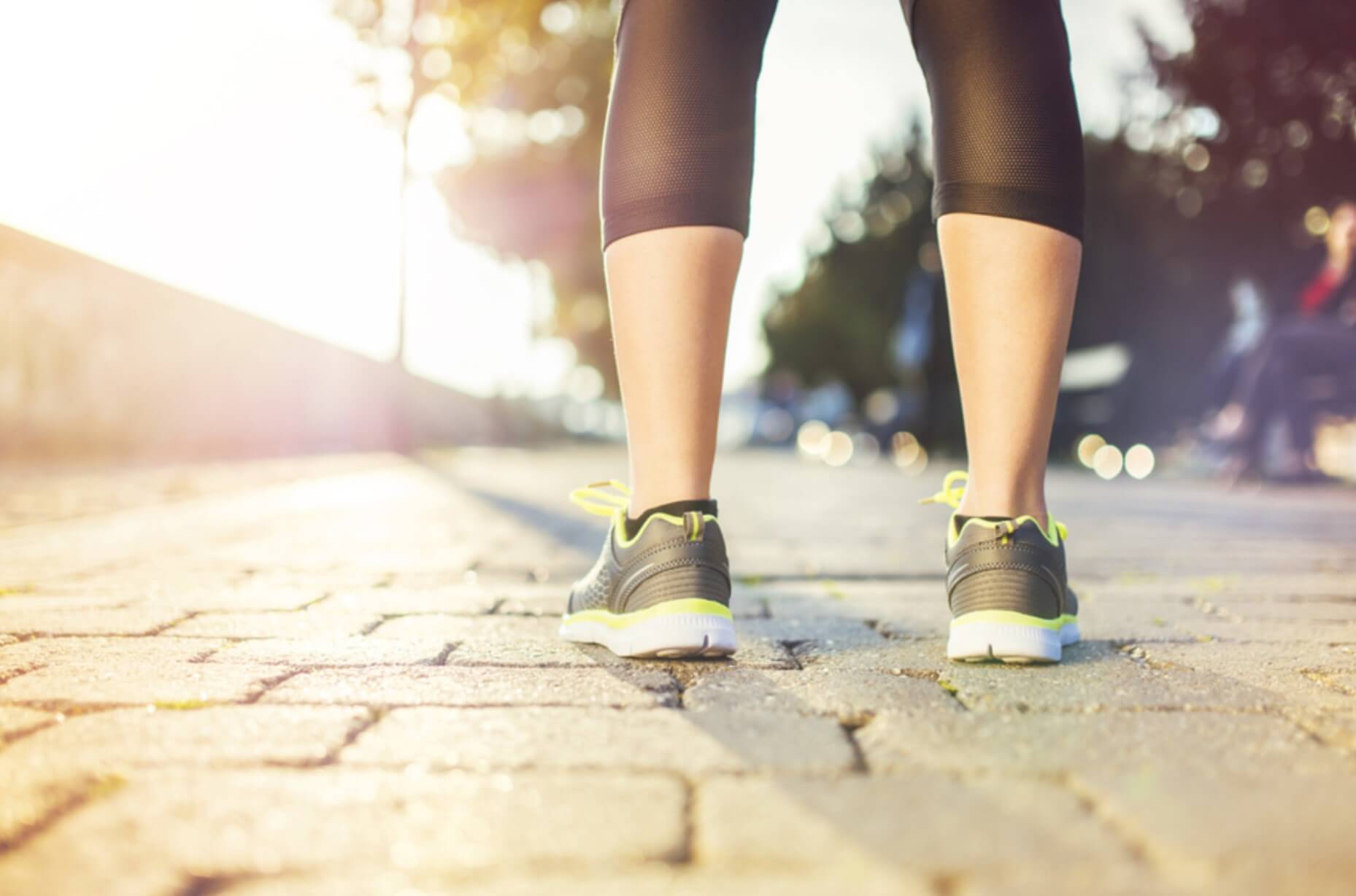 runner on pavement