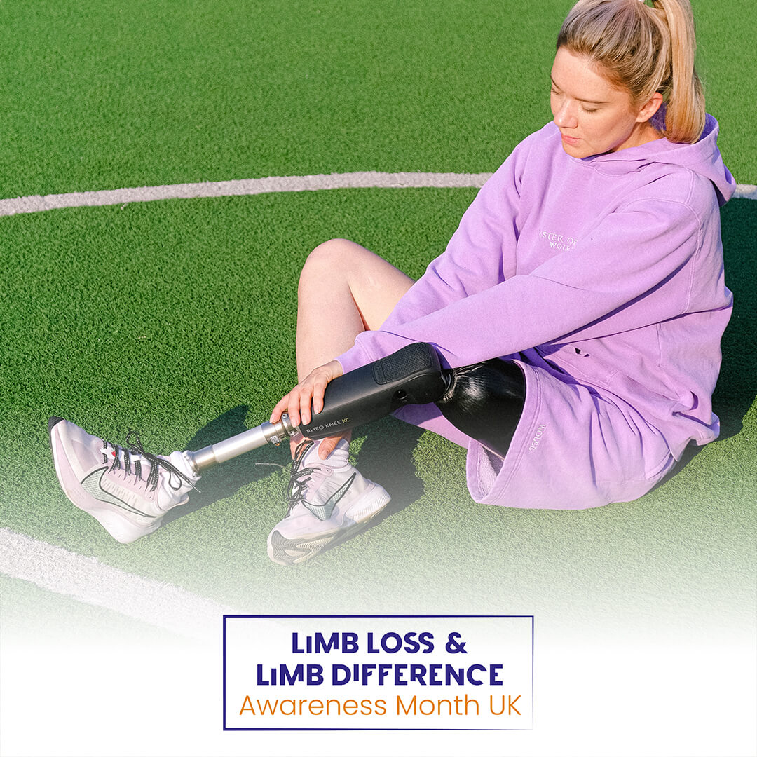 Limb loss and limb difference femal athlete social media image