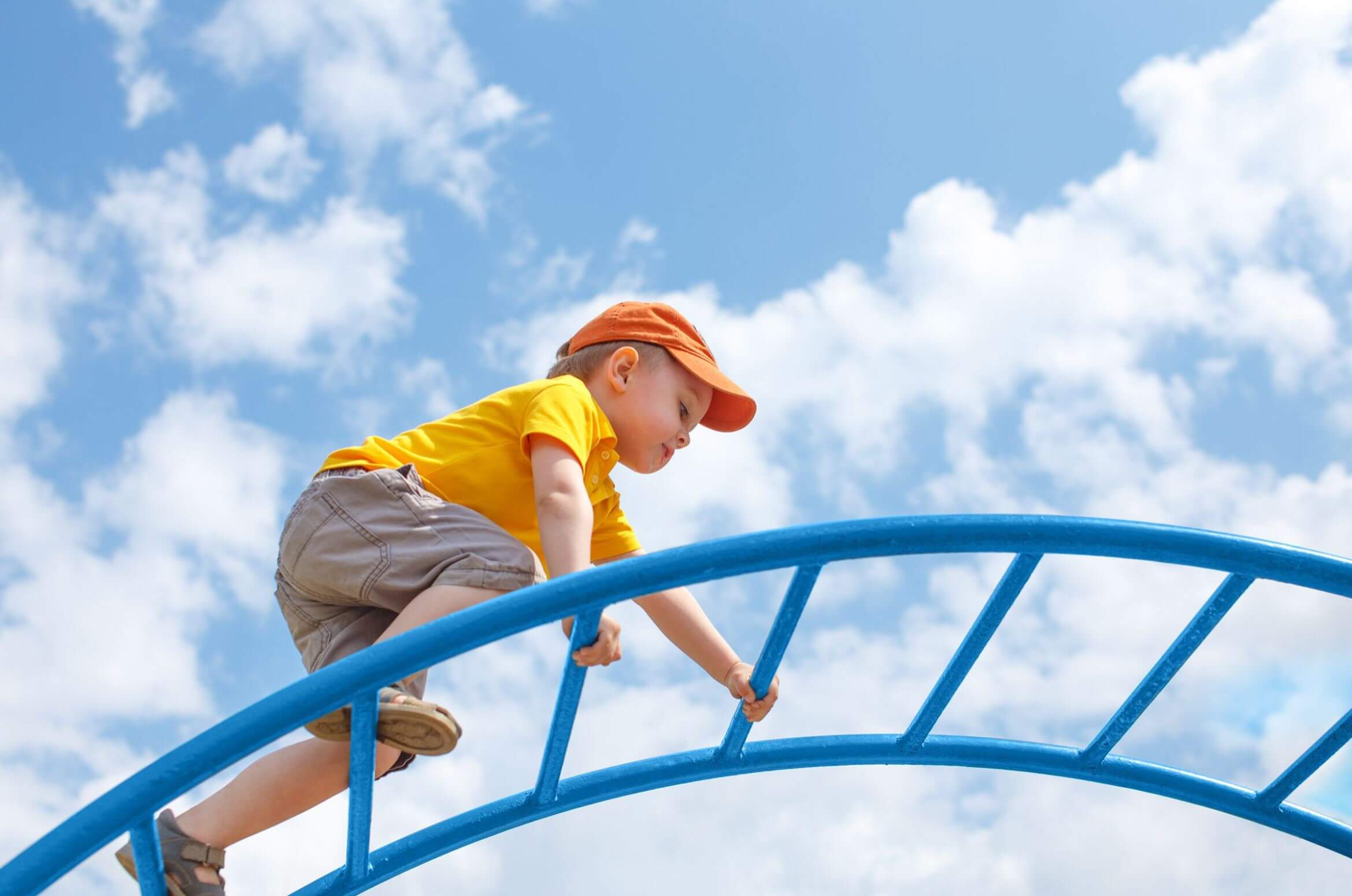 child in playground