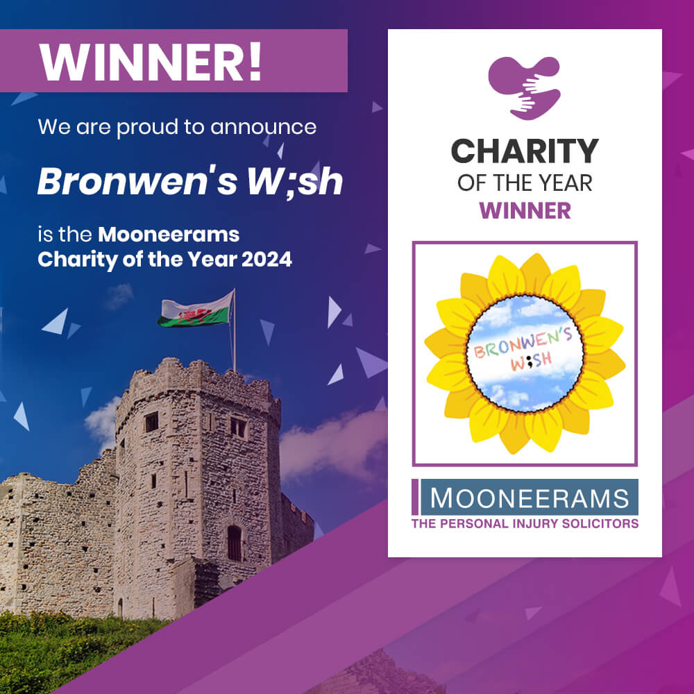 Bronwen’s W;sh is the Mooneerams Charity of the Year 2024