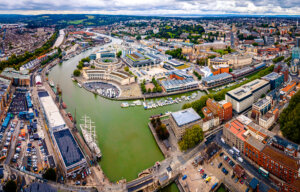 Aerial view of Bristol