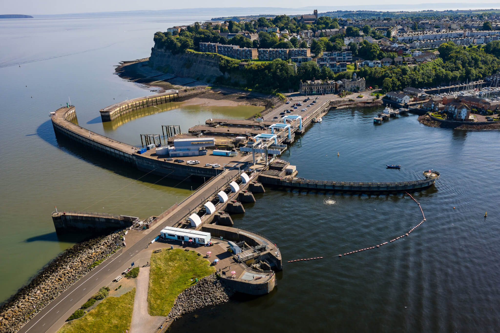 View of Cardiff Bay near Penarth View of Cardiff Bay near Penarth