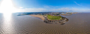 Aerial view of Barry Island