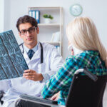 Doctor and patient discussing a catastrophic injury