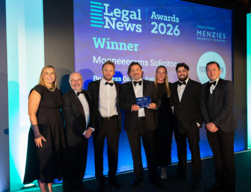 Mooneerams Solicitors wins Business Growth Award at Legal News Wales Awards 2026