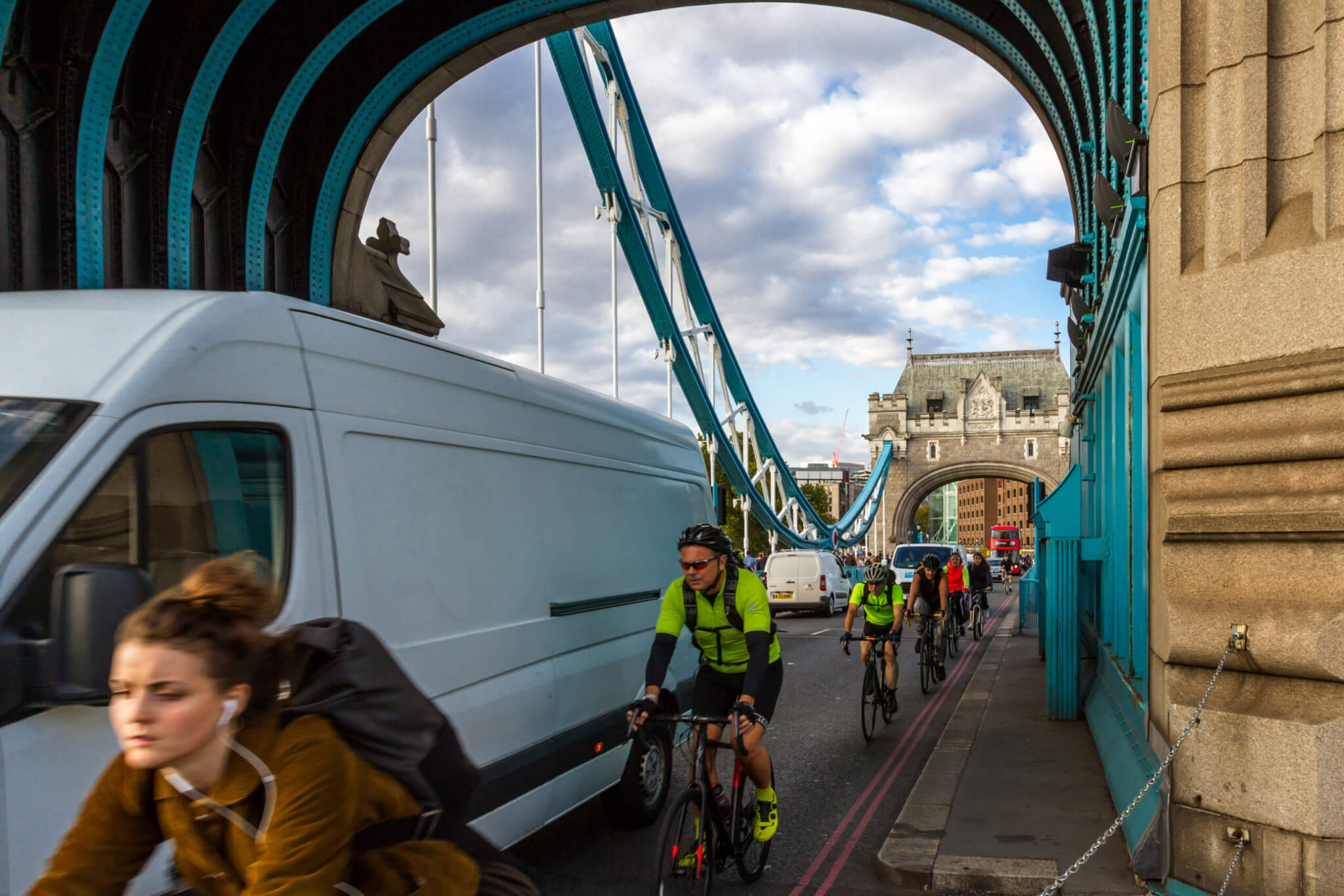 Cars passing too close to cyclists