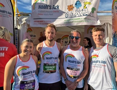 Mooneerams Team Runs Cardiff Half Marathon in aid of Noah’s Ark Children’s Hospital Charity